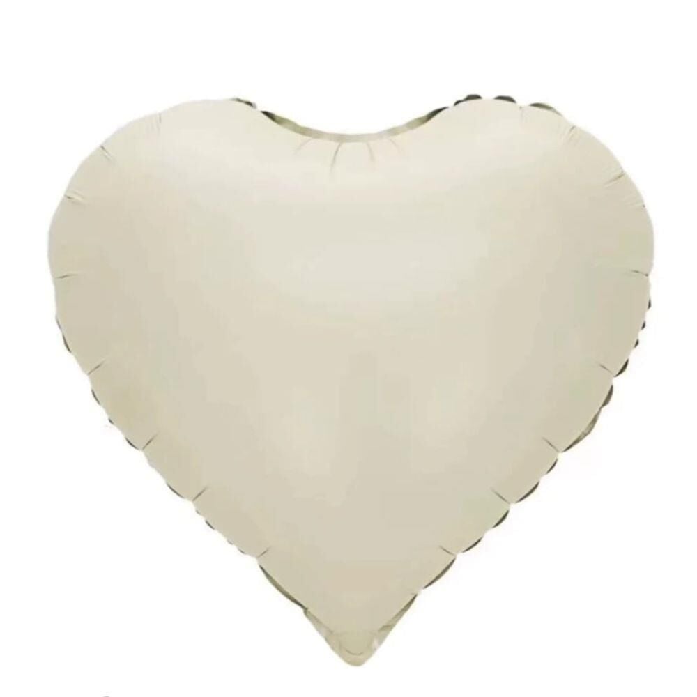 18'' KALP KREM FOLYO BALON