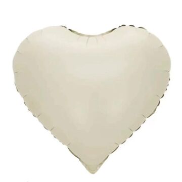 18'' KALP KREM FOLYO BALON