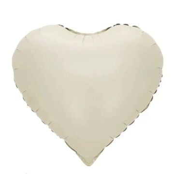 18'' KALP KREM FOLYO BALON