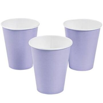 LİLA KARTON BARDAK 8 Lİ