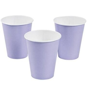 LİLA KARTON BARDAK 8 Lİ