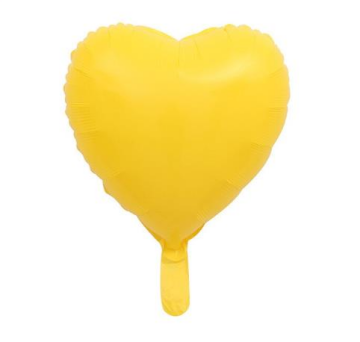 Kalp Folyo Balon Makaron Renklerde 45 Cm 18''