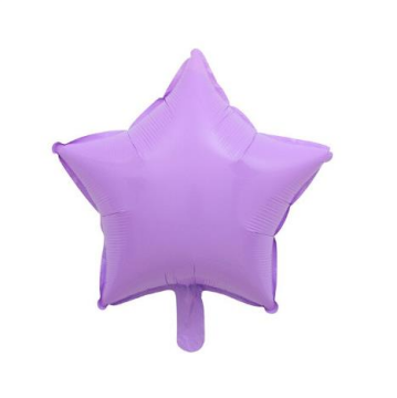 Yıldız Folyo Balon Makaron Renklerde 45 Cm 18''