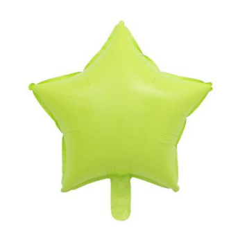 Yıldız Folyo Balon Makaron Renklerde 45 Cm 18''