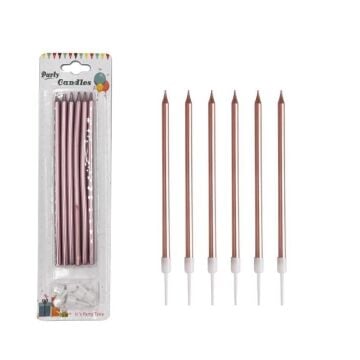 İTHAL PASTA MUMU ROSE 14 CM