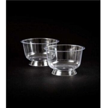 PLEKSİ AYAKLI KASE KAP (20 Lİ)