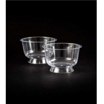 PLEKSİ AYAKLI KASE KAP (20 Lİ)