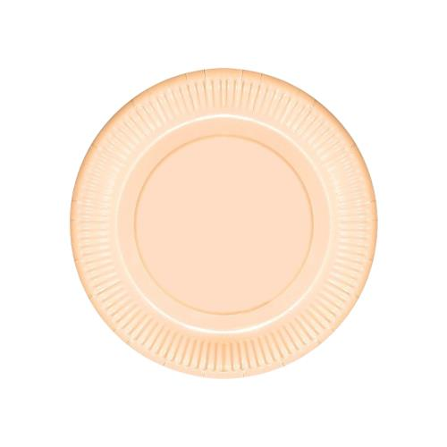 Makaron Renk Tabak Somon Renk ( 8 Adet )