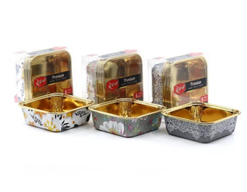 Kare Tatlı Kasesi 6 Adet (Roll-Up)