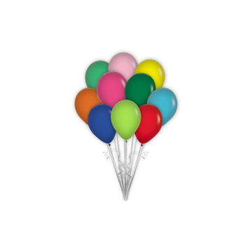 İç Mekan Pastel Balon 10'' Karışık Renk (B.E)