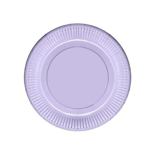 Makaron Renk Karton Tabak Lila Renk ( 8 Adet )