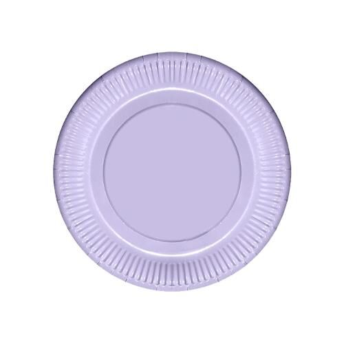 Makaron Renk Karton Tabak Lila Renk ( 8 Adet )