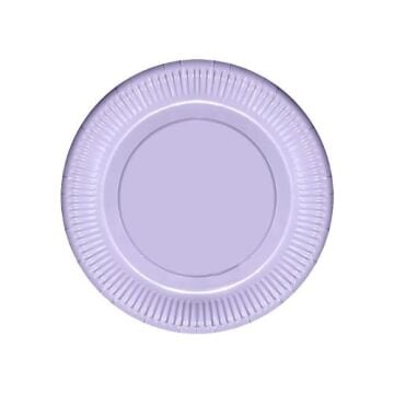 Makaron Renk Karton Tabak Lila Renk ( 8 Adet )