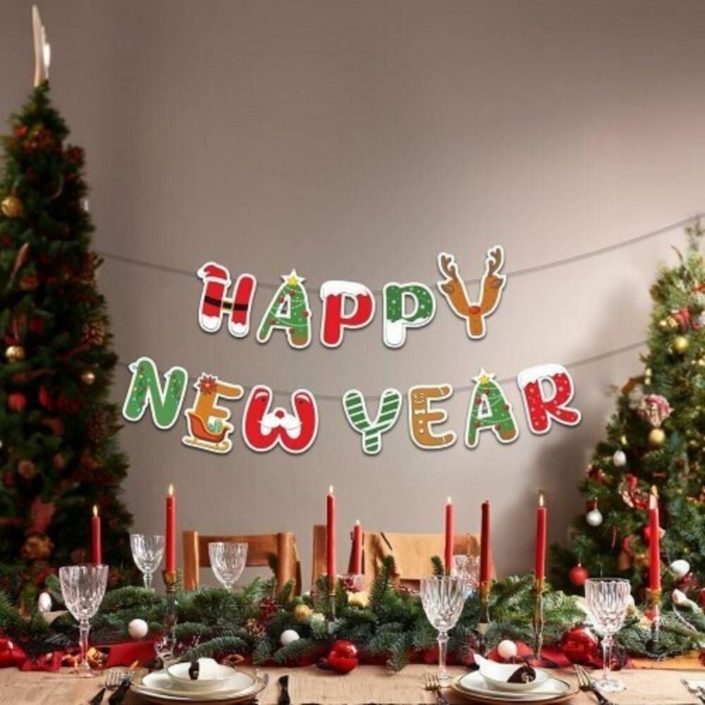 YILBAŞI HAPPY NEW YEAR BANNER