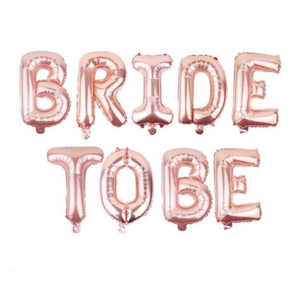 BRIDE TO BE ROSE SET FOLYO BALON