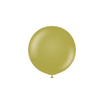 Retro Renk 18'' Balon Zeytin Renk ( 5 Adet )