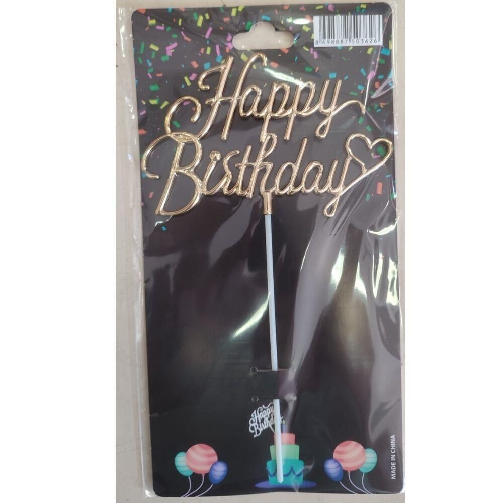 PASTA ÜSTÜ SÜS HAPPY GOLD