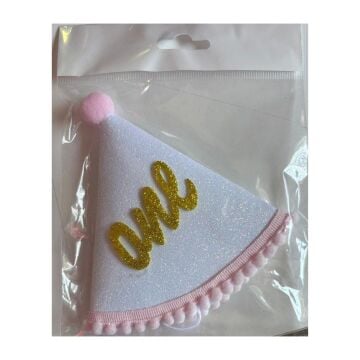 BEYAZ PEMBE ONE EVA ŞAPKA