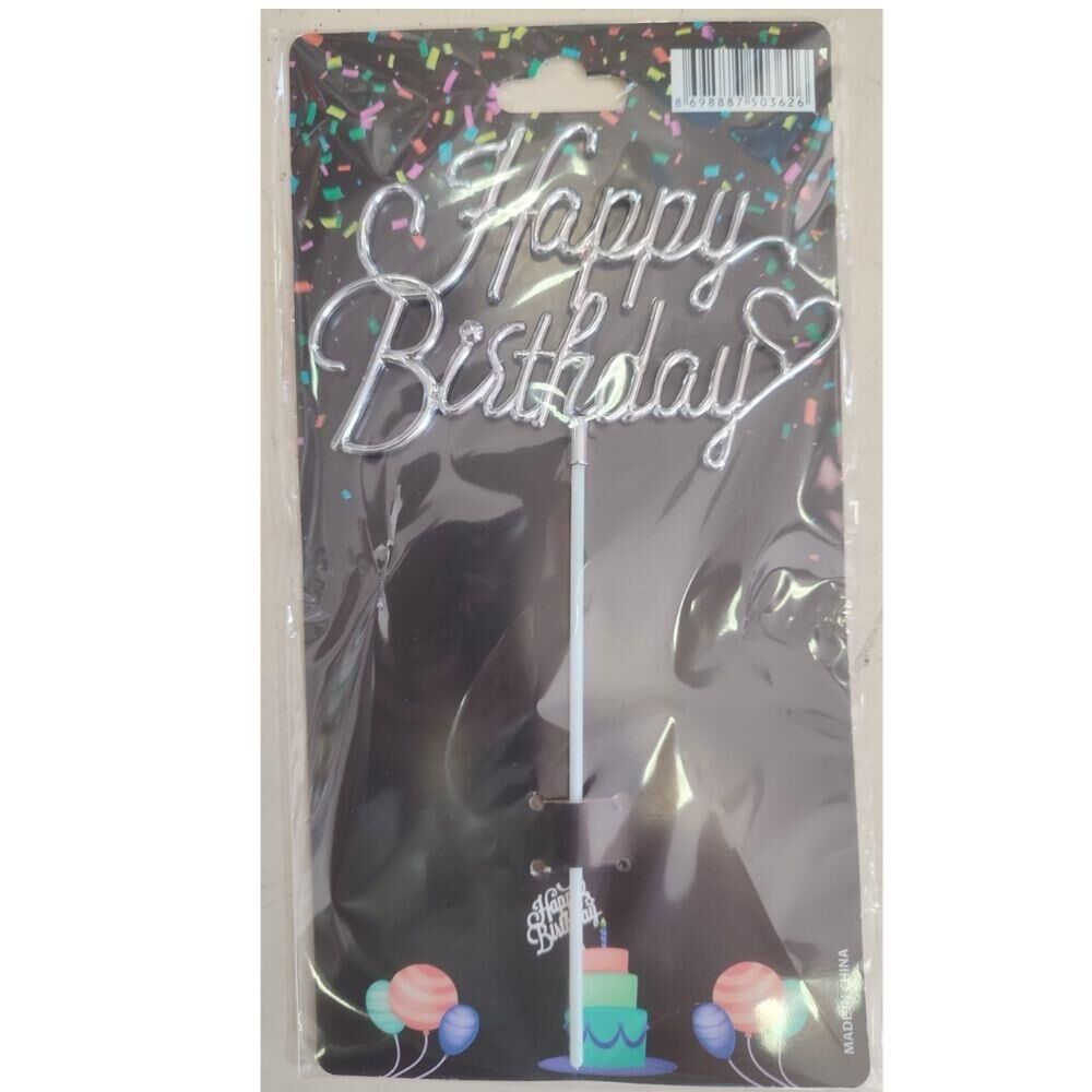 PASTA ÜSTÜ SÜS HAPPY GÜMÜŞ