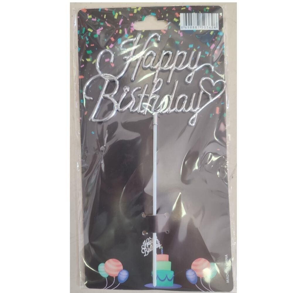 PASTA ÜSTÜ SÜS HAPPY GÜMÜŞ