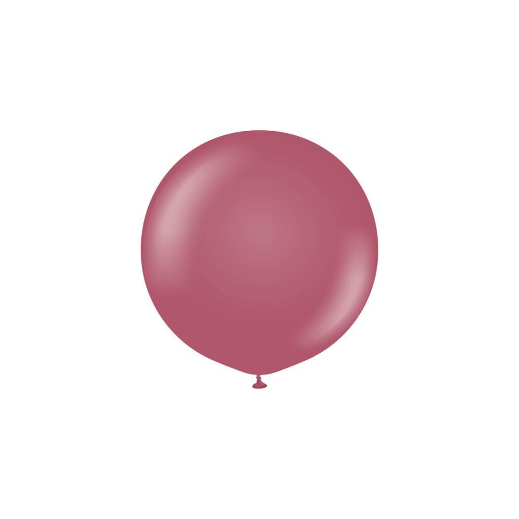 Retro Renk 18'' Balon Yaban Çileği Renk ( 5 Adet )