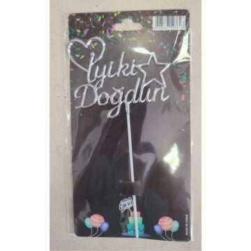 PASTA ÜSTÜ SÜS İYİ Kİ GÜMÜŞ