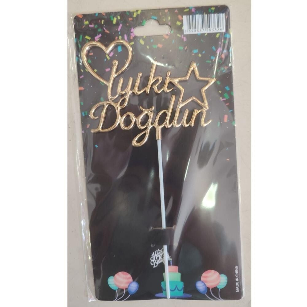 PASTA ÜSTÜ SÜS İYİ Kİ GOLD