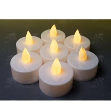 GÜN IŞIĞI BEYAZ LED Lİ  MUM 3 CM