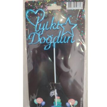 PASTA ÜSTÜ SÜS İYİ Kİ MAVİ