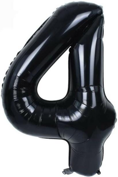 S/SHAPE FOLYO BALON RAKAM -4- SİYAH