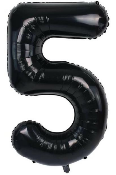 S/SHAPE FOLYO BALON RAKAM -5- SİYAH