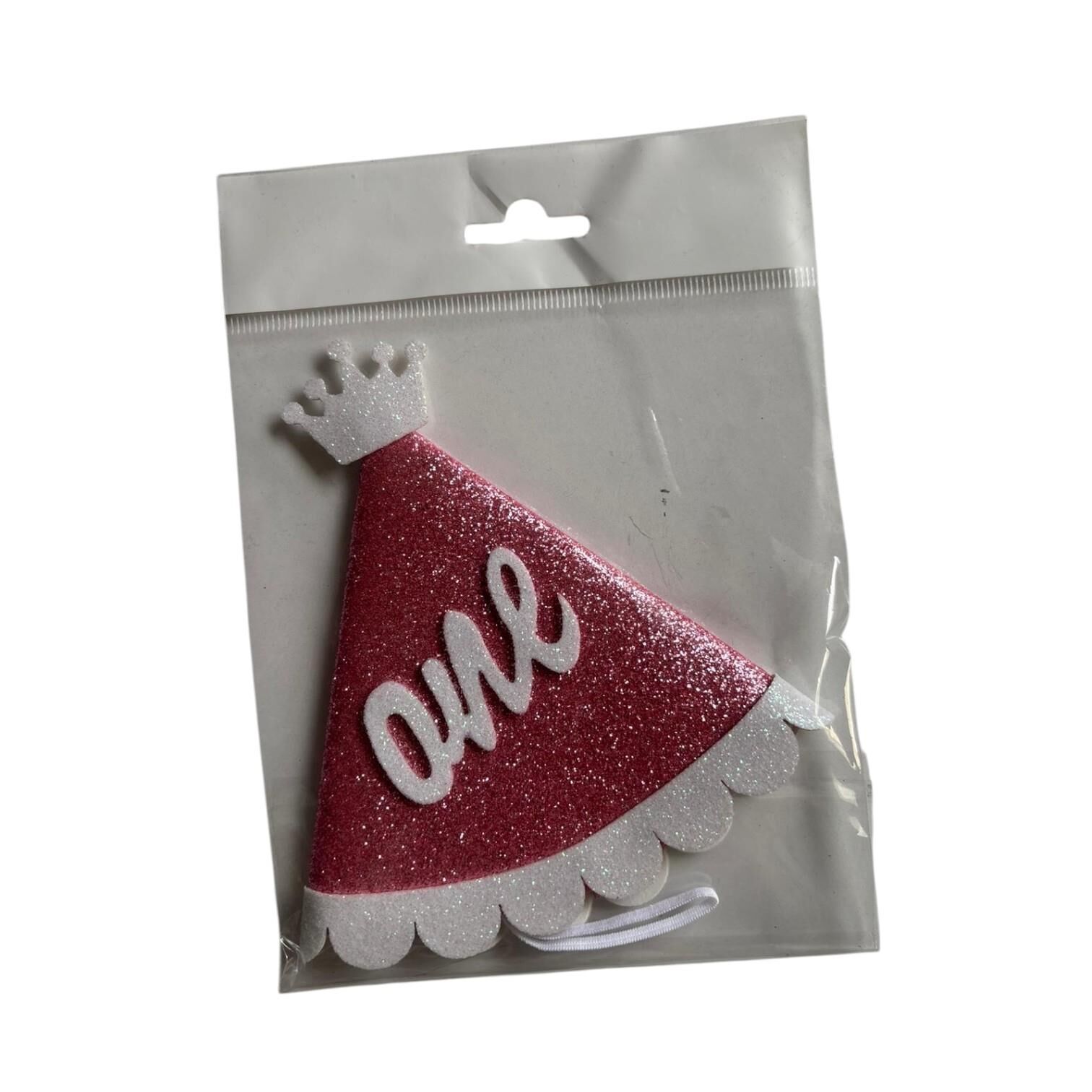 PEMBE BEYAZ ONE TAÇLI EVA ŞAPKA