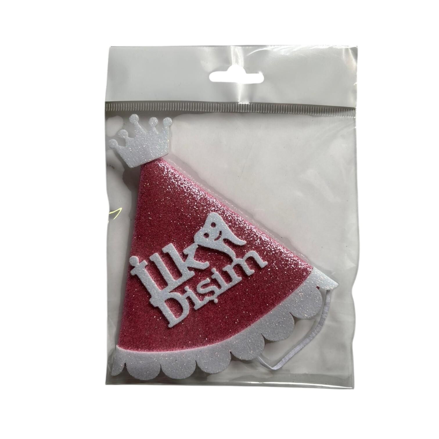 PEMBE BEYAZ DİŞ EVA ŞAPKA