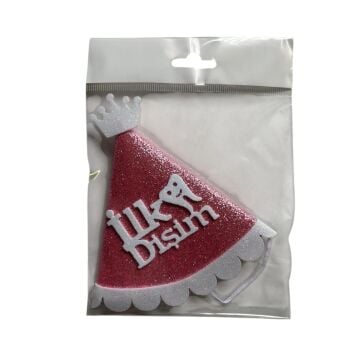 PEMBE BEYAZ DİŞ EVA ŞAPKA