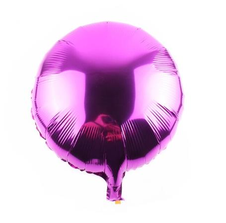 18'' YUVARLAK FUŞYA FOLYO BALON