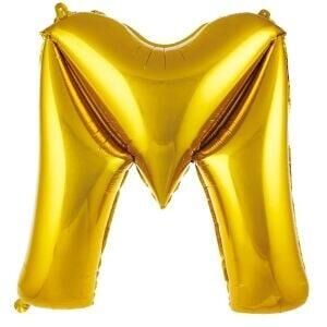 S/SHAPE FOLYO BALON HARF -M- GOLD