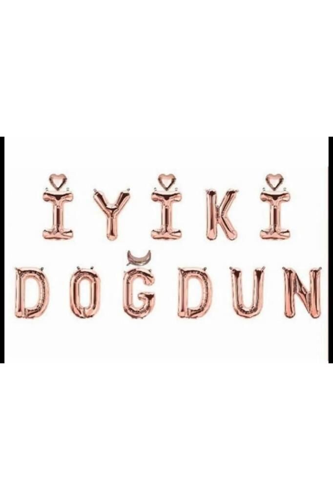 16'' FOLYO SET İYİ Kİ DOĞDUN ROSE