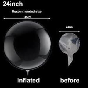 24'' BOBO ŞEFFAF BALON