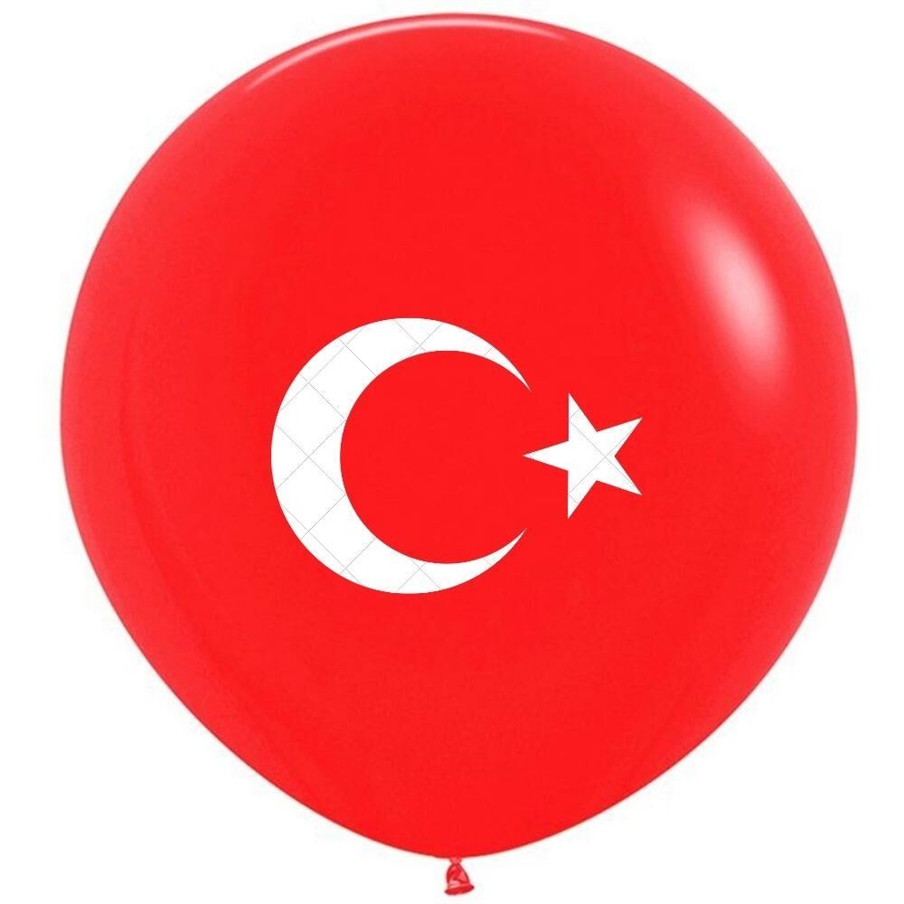 36'' AY YILDIZ BASKILI SÜSLEME BALONU