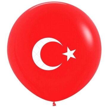 36'' AY YILDIZ BASKILI SÜSLEME BALONU