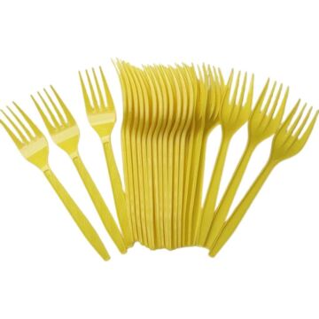 GÜMÜŞ PLASTİK ÇATAL ( 25 Lİ )