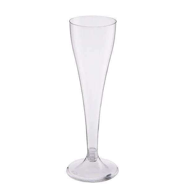 PLASTİK ŞAMPANYA BARDAĞI ŞEFFAF 6 LI