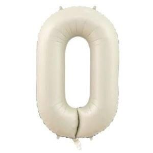 34'' FOLYO BALON RAKAM -0- KREM