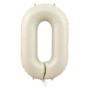 34'' FOLYO BALON RAKAM -0- KREM