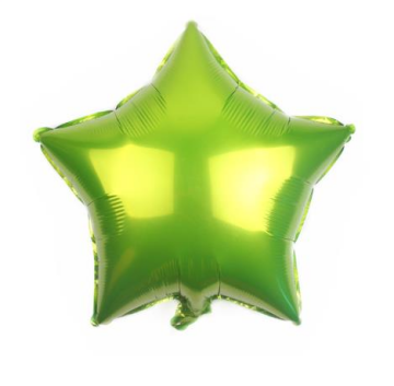 Yıldız Folyo Balon Açık Yeşil 45 Cm 18 İnch