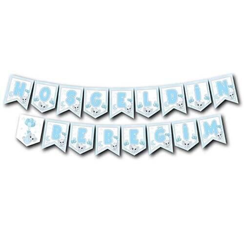 HOŞGELDİN BEBEĞİM BANNER - MAVİ