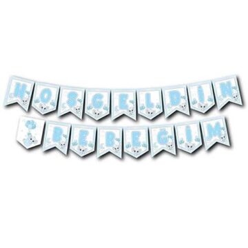 HOŞGELDİN BEBEĞİM BANNER - MAVİ