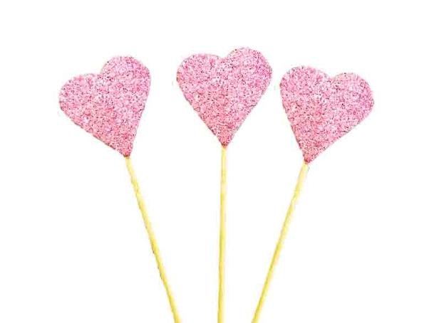 Simli Eva Kalp Kürdan Pembe (12 Li)