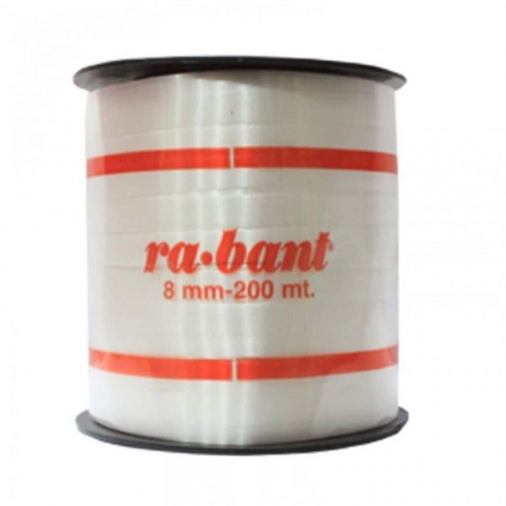 8 MM RAFYA BEYAZ RA-BANT ( 200 MT )