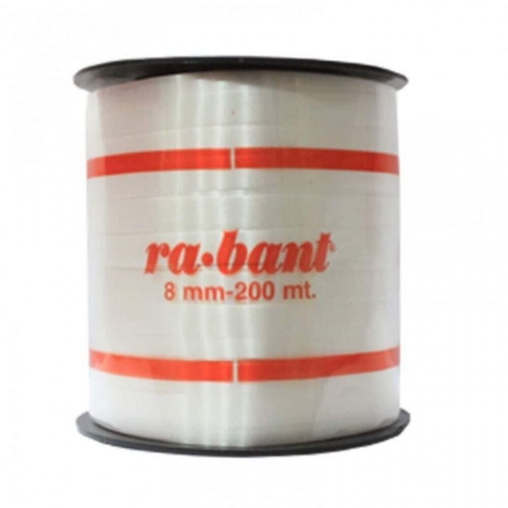 8 MM RAFYA BEYAZ RA-BANT ( 200 MT )